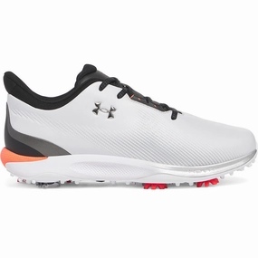 Under Armour Drive Fade Spiked Waterproof Shoes - Halo Gray/Black/Metallic Silver Under Armour golf footwear styles