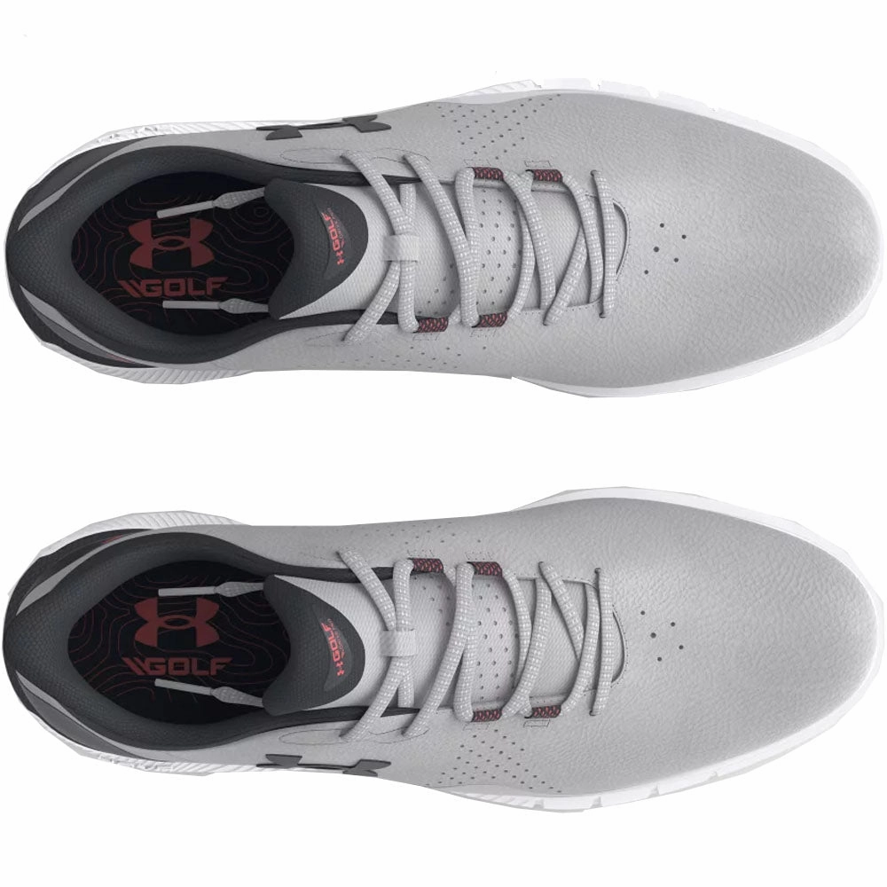 Under Armour Drive Fade Spikeless Waterproof Shoes - Mod Gray/Mod Gray/Black Performance Golf Trainers