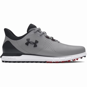 Under Armour Drive Fade Spikeless Waterproof Shoes - Mod Gray/Mod Gray/Black Under Armour golf footwear styles