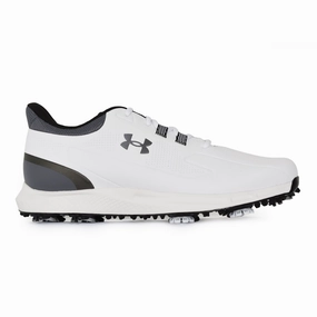 Under Armour Drive Medal Golf Shoe Golf Shoes - White Spiked golf shoe options