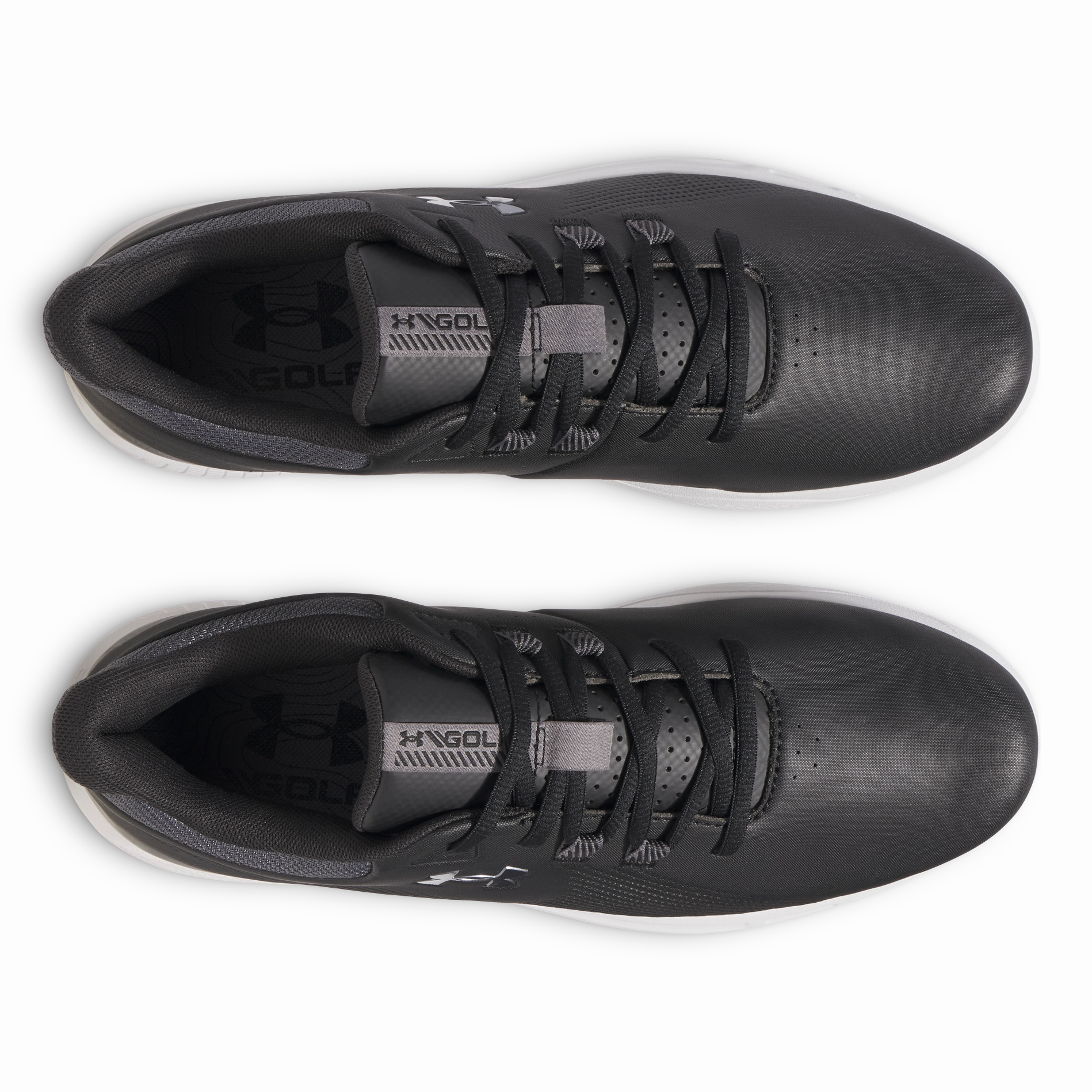 Under Armour Drive Medal Spikeless  Golf Shoe Golf Shoes - Black Chic Platform Sneakers
