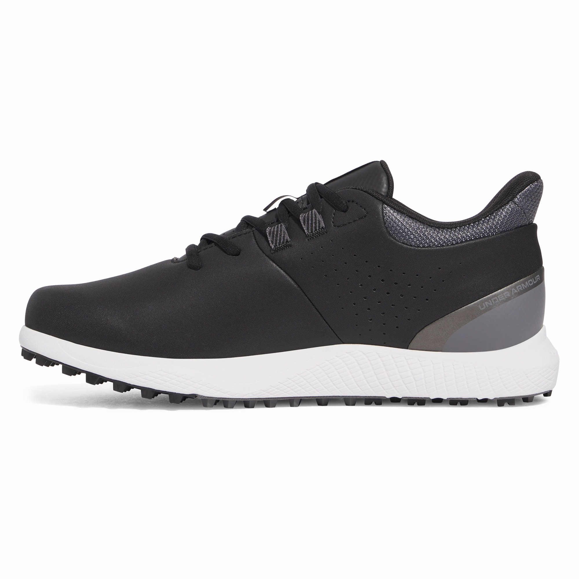 Under Armour Drive Medal Spikeless  Golf Shoe Golf Shoes - Black Chic Platform Sneakers
