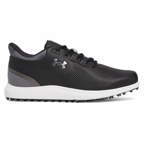 Under Armour Drive Medal Spikeless  Golf Shoe Golf Shoes - Black Under Armour golf shoe variations