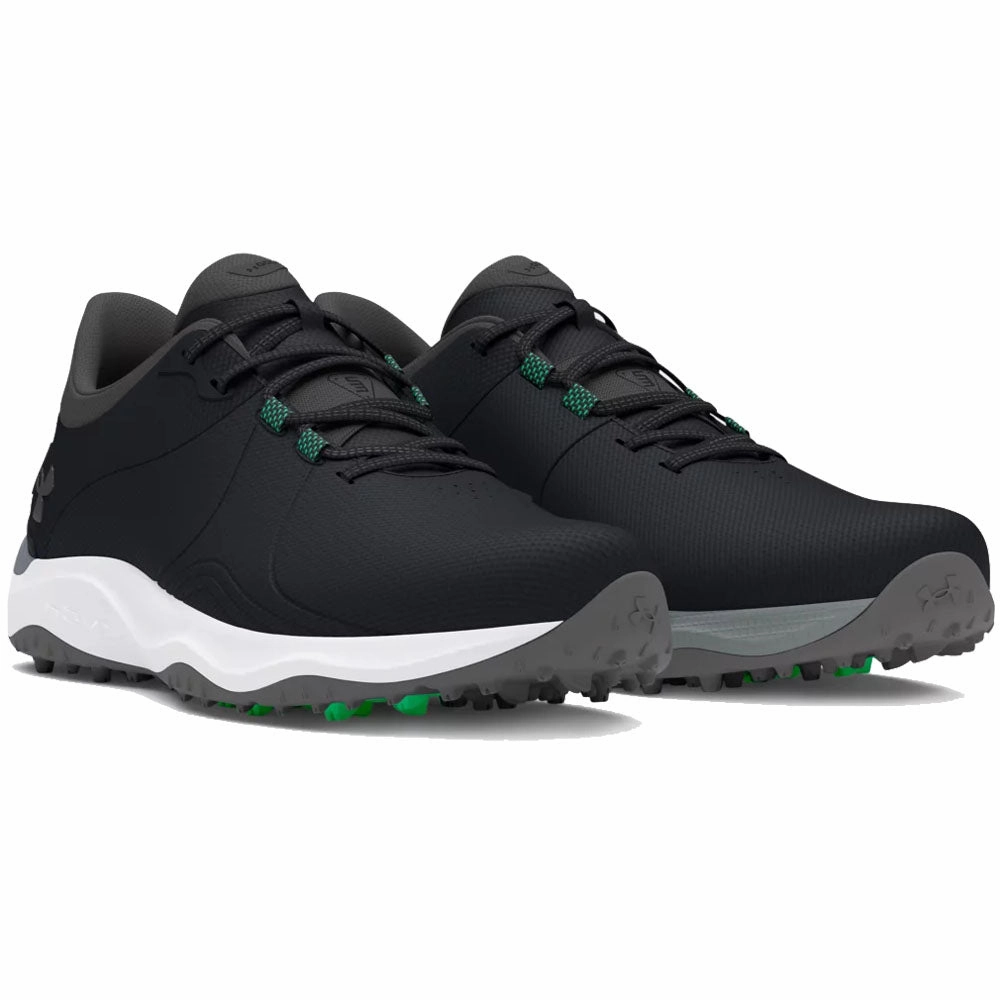 Under Armour Drive Pro Spikeless Waterproof Shoes - Black/Black/Titan Gray Performance Golf Trainers