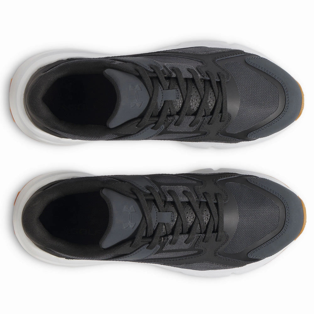 Under Armour Forge 96 Spikeless Waterproof Shoes - Black/Anthracite/Black Performance Golf Trainers