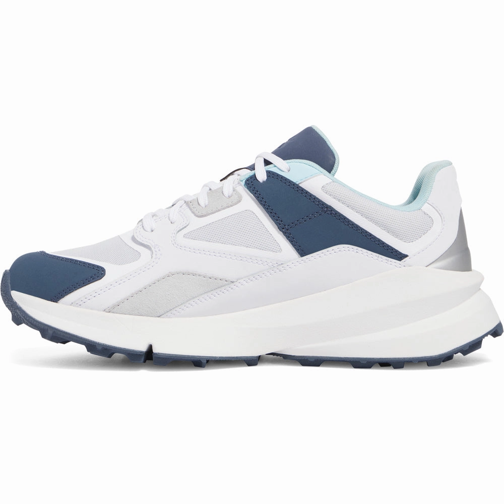 Under Armour Forge 96 Spikeless Waterproof Shoes - White/Downpour Grey/White Performance Golf Trainers