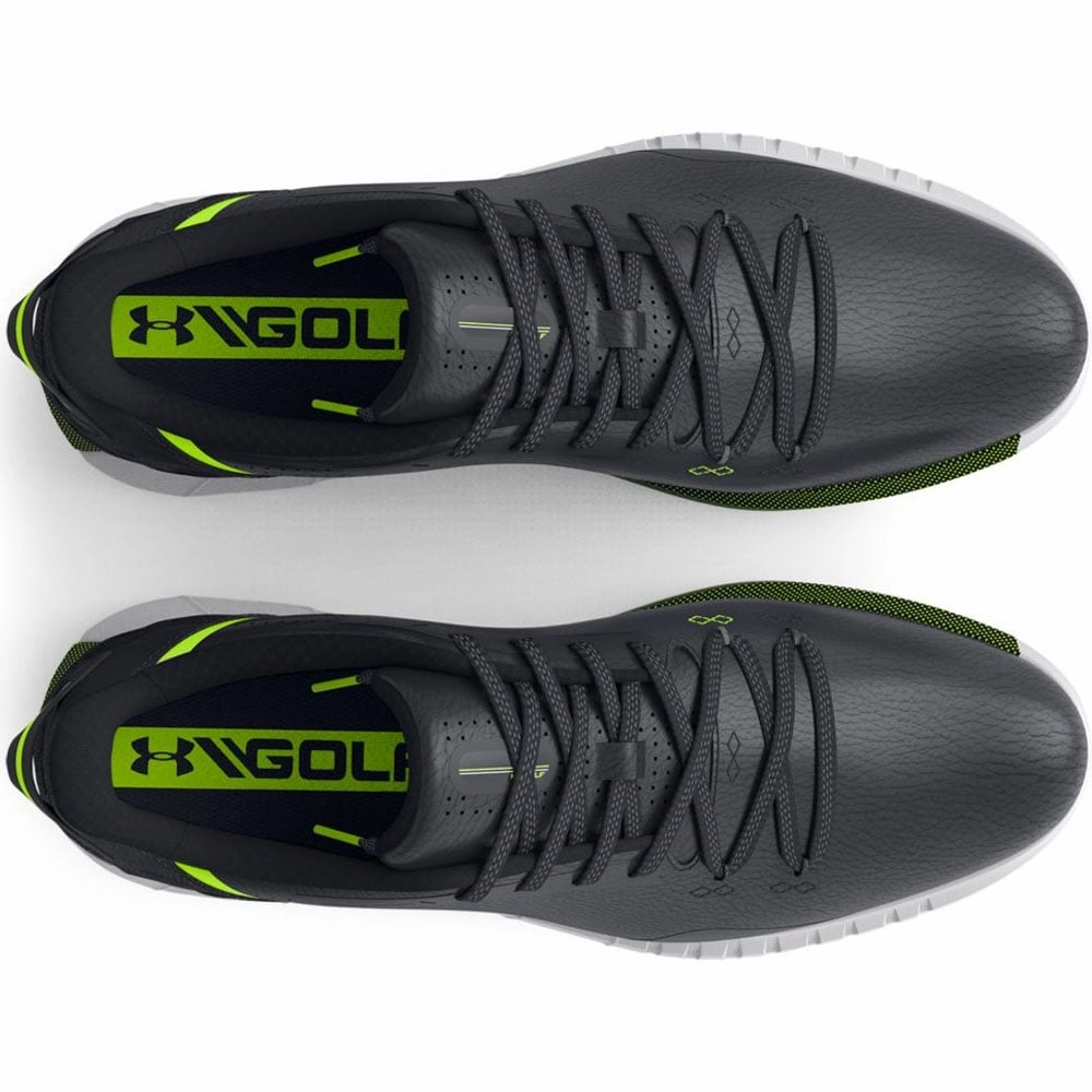 Under Armour HOVR Drive Spikeless Waterproof Shoes - Black/Halo Grey Performance Golf Trainers