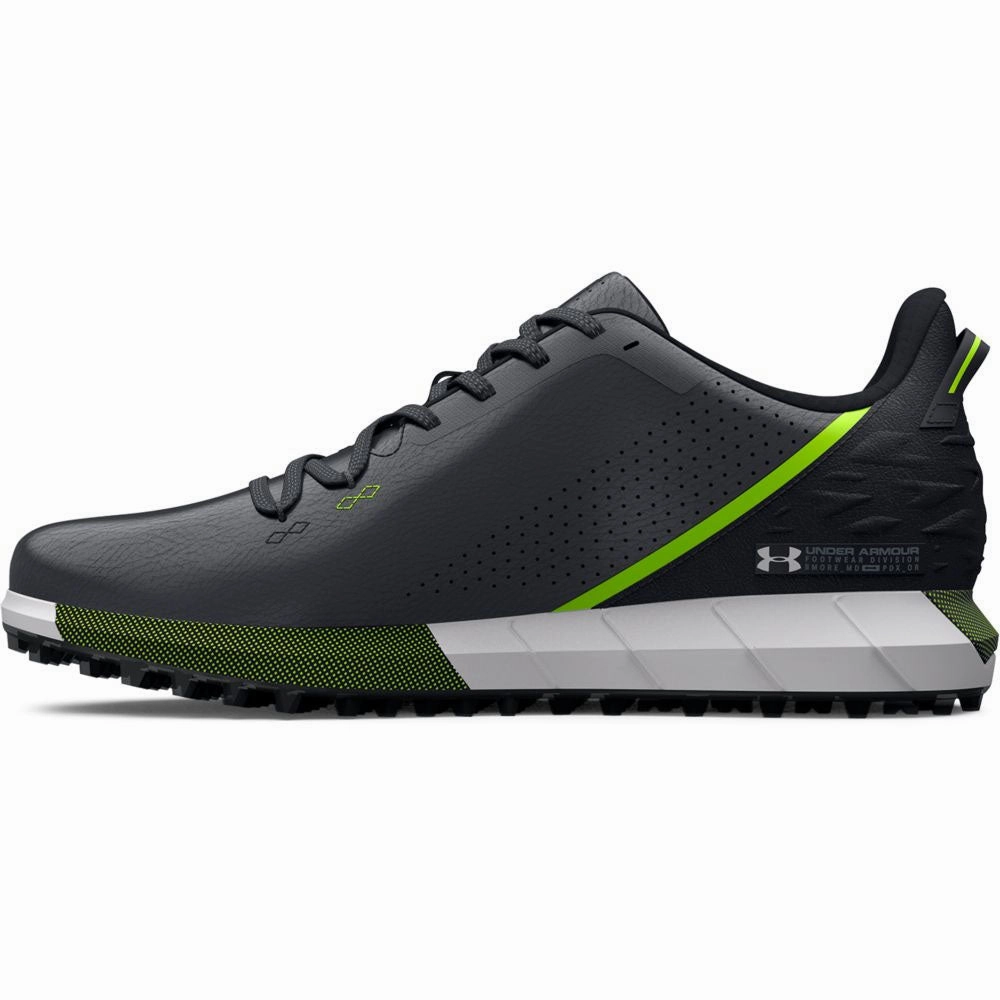 Under Armour HOVR Drive Spikeless Waterproof Shoes - Black/Halo Grey Performance Golf Trainers