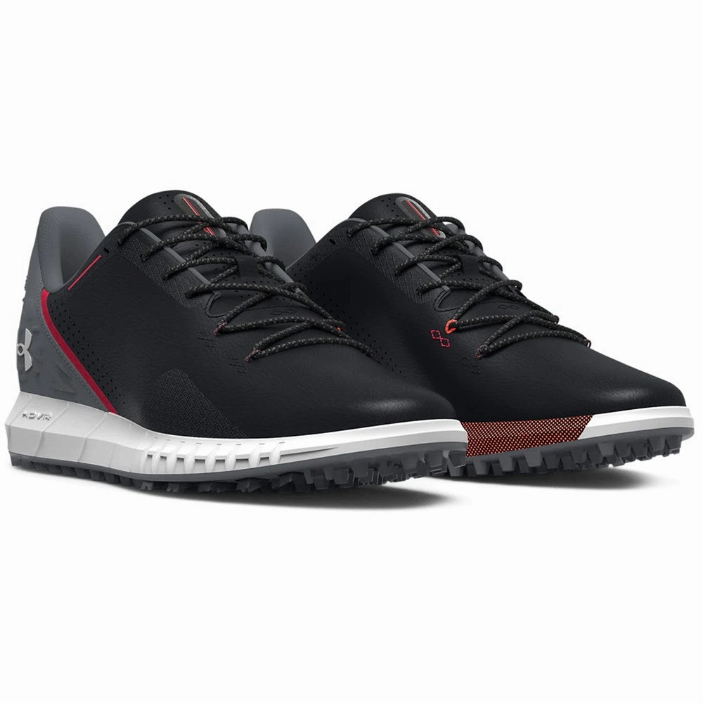 Under Armour HOVR Drive Spikeless Wide (E) Golf Shoes - Black Chic Platform Sneakers