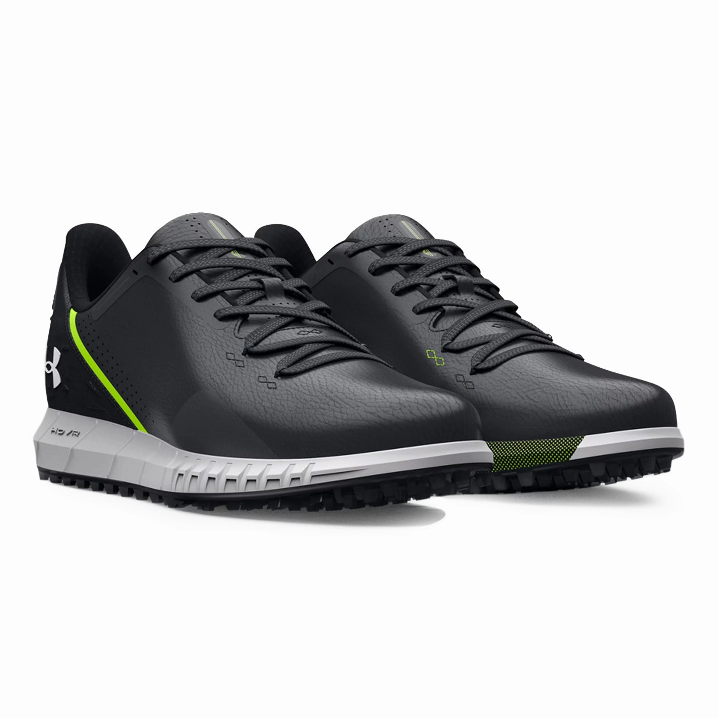 Under Armour HOVR Drive Spikeless Wide (E) Golf Shoes - Black/Halo Grey Chic Platform Sneakers