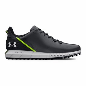 Under Armour HOVR Drive Spikeless Wide (E) Golf Shoes - Black/Halo Grey Spikeless golf footwear