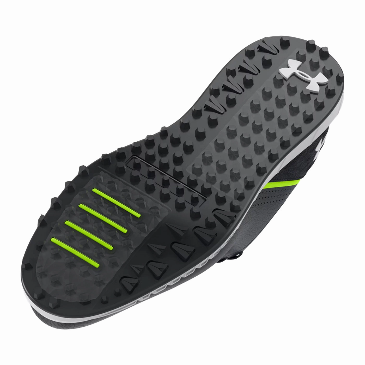 Under Armour HOVR Drive Spikeless Wide (E) Golf Shoes - Black/Halo Grey Chic Platform Sneakers
