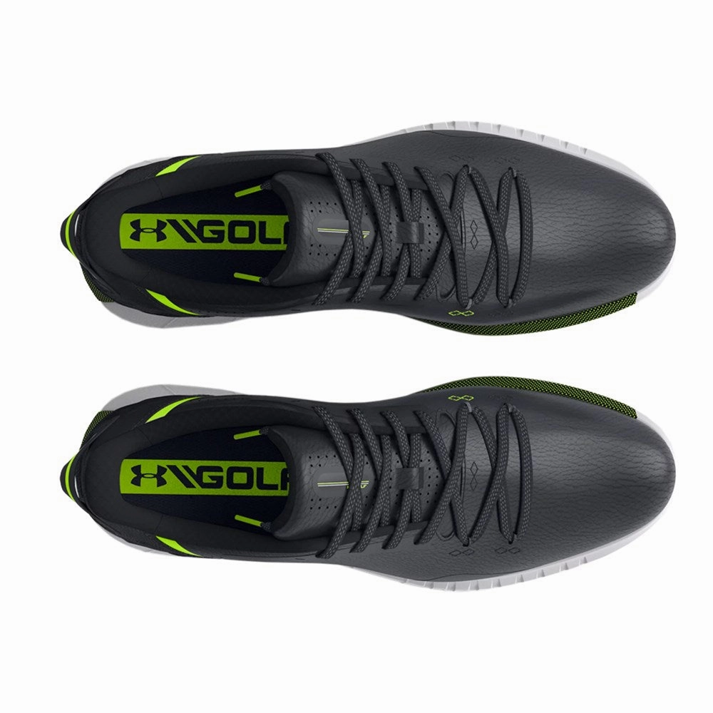 Under Armour HOVR Drive Spikeless Wide (E) Golf Shoes - Black/Halo Grey Pro Grip Golf Cleats