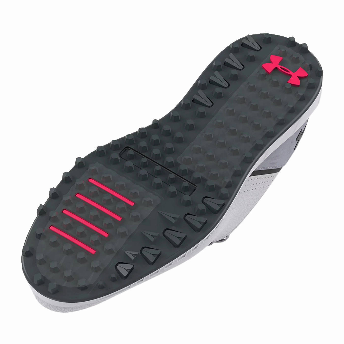 Under Armour HOVR Drive Spikeless Wide (E) Golf Shoes - White/Mod Grey Chic Platform Sneakers