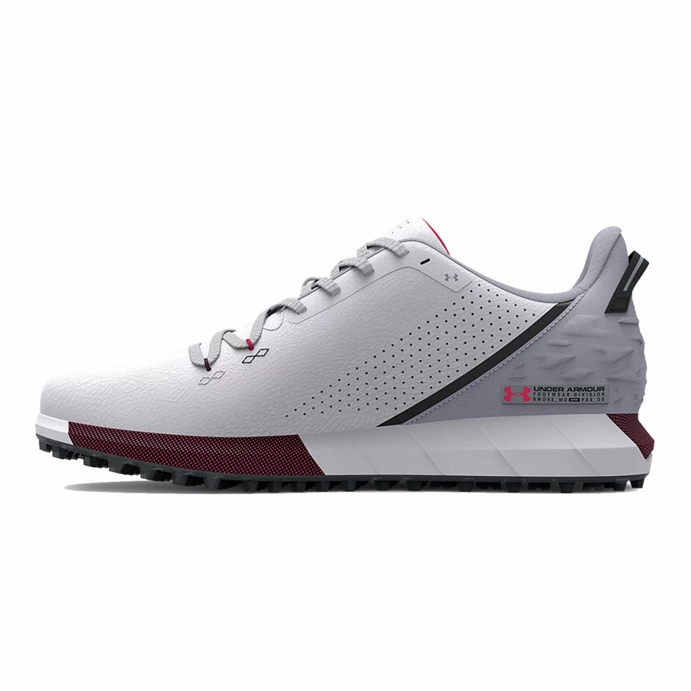 Under Armour HOVR Drive Spikeless Wide (E) Golf Shoes - White/Mod Grey Chic Platform Sneakers