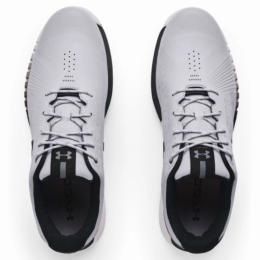 Under Armour HOVR Show SL E Spikeless Shoe - Mod Grey/Metallic Performance Golf Trainers