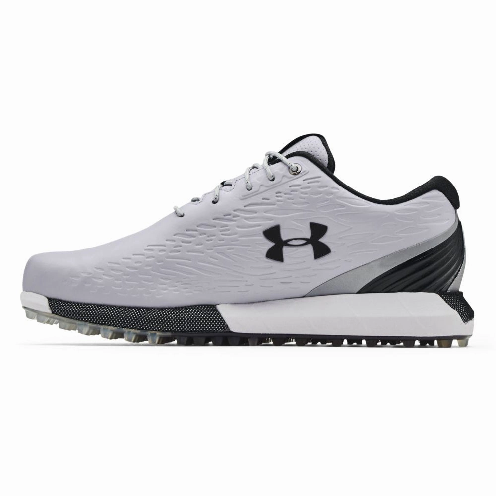 Under Armour HOVR Show SL E Spikeless Shoe - Mod Grey/Metallic Performance Golf Trainers