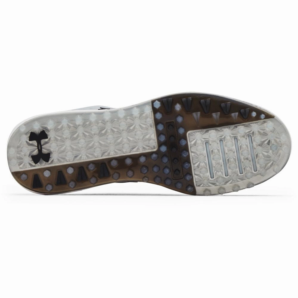 Under Armour HOVR Show SL E Spikeless Shoe - Mod Grey/Metallic Performance Golf Trainers