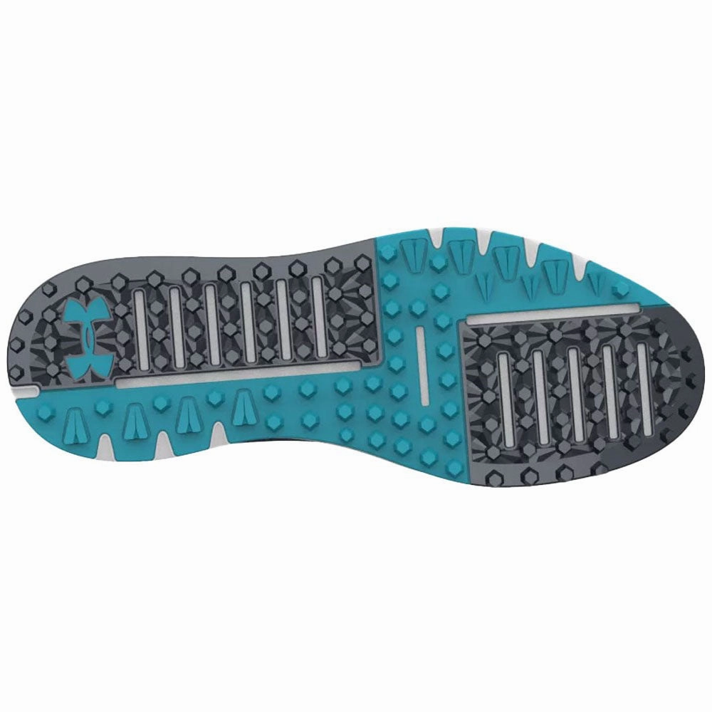 Under Armour Ladies Charged Breathe 2 Knit Spikeless Shoes - Midnight Navy/Midnight Navy/White Performance Golf Trainers