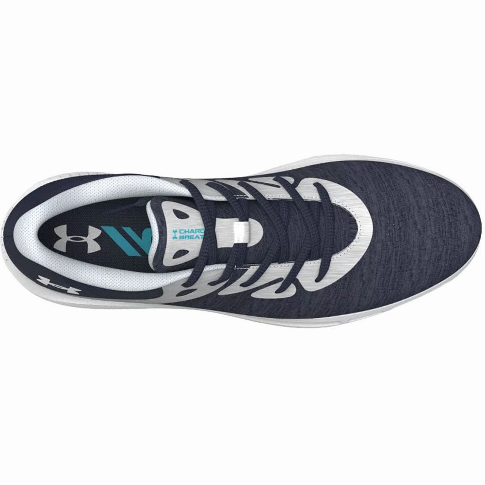 Under Armour Ladies Charged Breathe 2 Knit Spikeless Shoes - Midnight Navy/Midnight Navy/White Performance Golf Trainers
