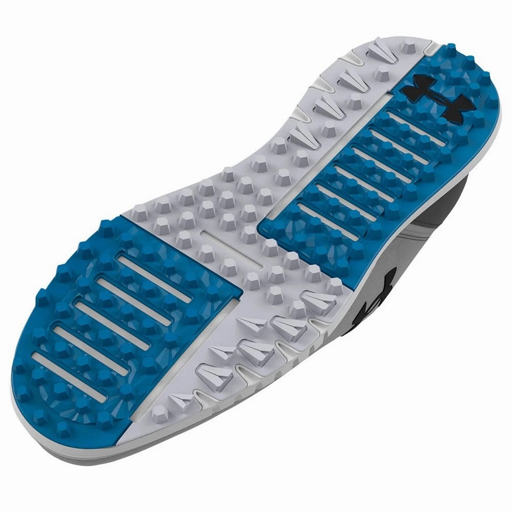 Under Armour Medal 2 Wide Spikeless Golf Shoes - Mod Grey/Jet Grey/Black Pro Grip Golf Cleats