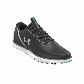 Under Armour Medal Spikeless 2 Golf Shoes - Black/Metallic Gun Metal Under Armour golf shoe variations
