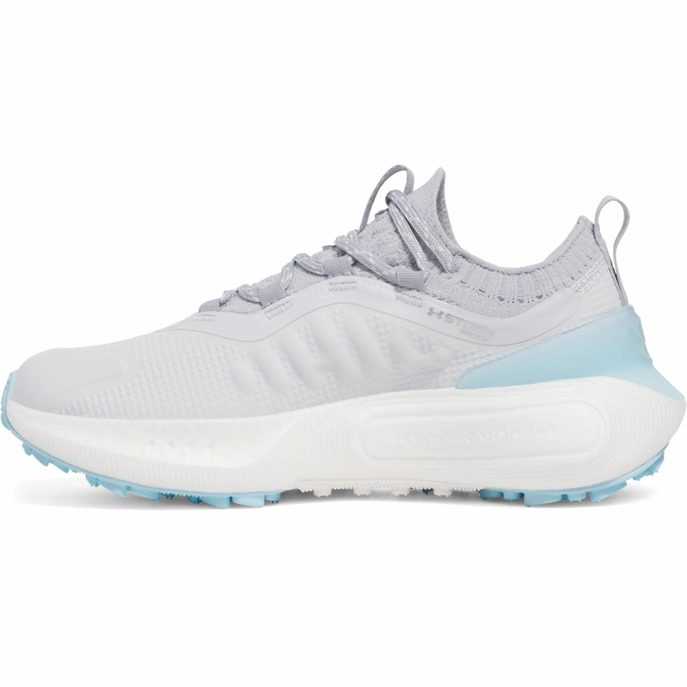 Under Armour Phantom Fore Ladies Spikeless Waterproof Shoes - Distant Gray/Stream/Distant Gray Performance Golf Trainers