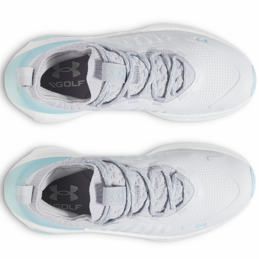 Under Armour Phantom Fore Ladies Spikeless Waterproof Shoes - Distant Gray/Stream/Distant Gray Performance Golf Trainers