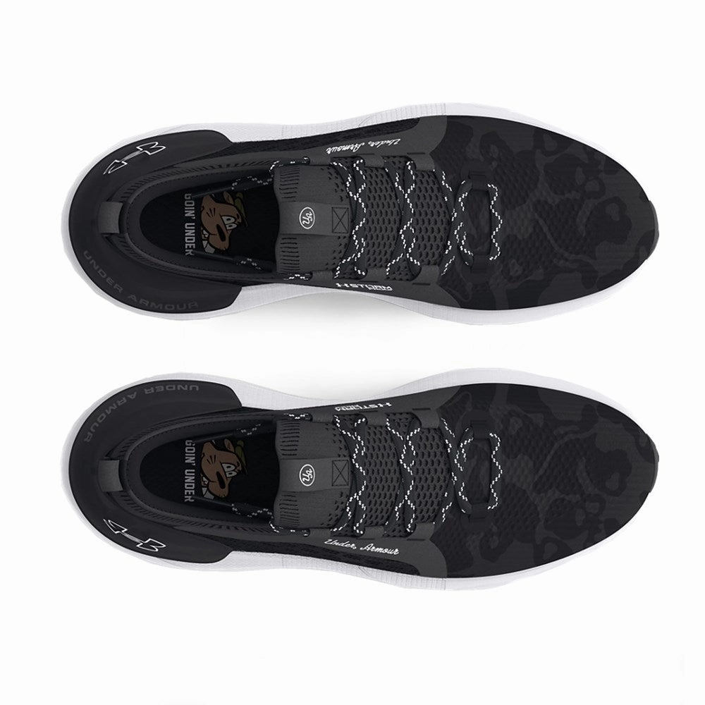 Under Armour Phantom Golf Goin' Under Golf Shoes - Black/White Pro Grip Golf Cleats