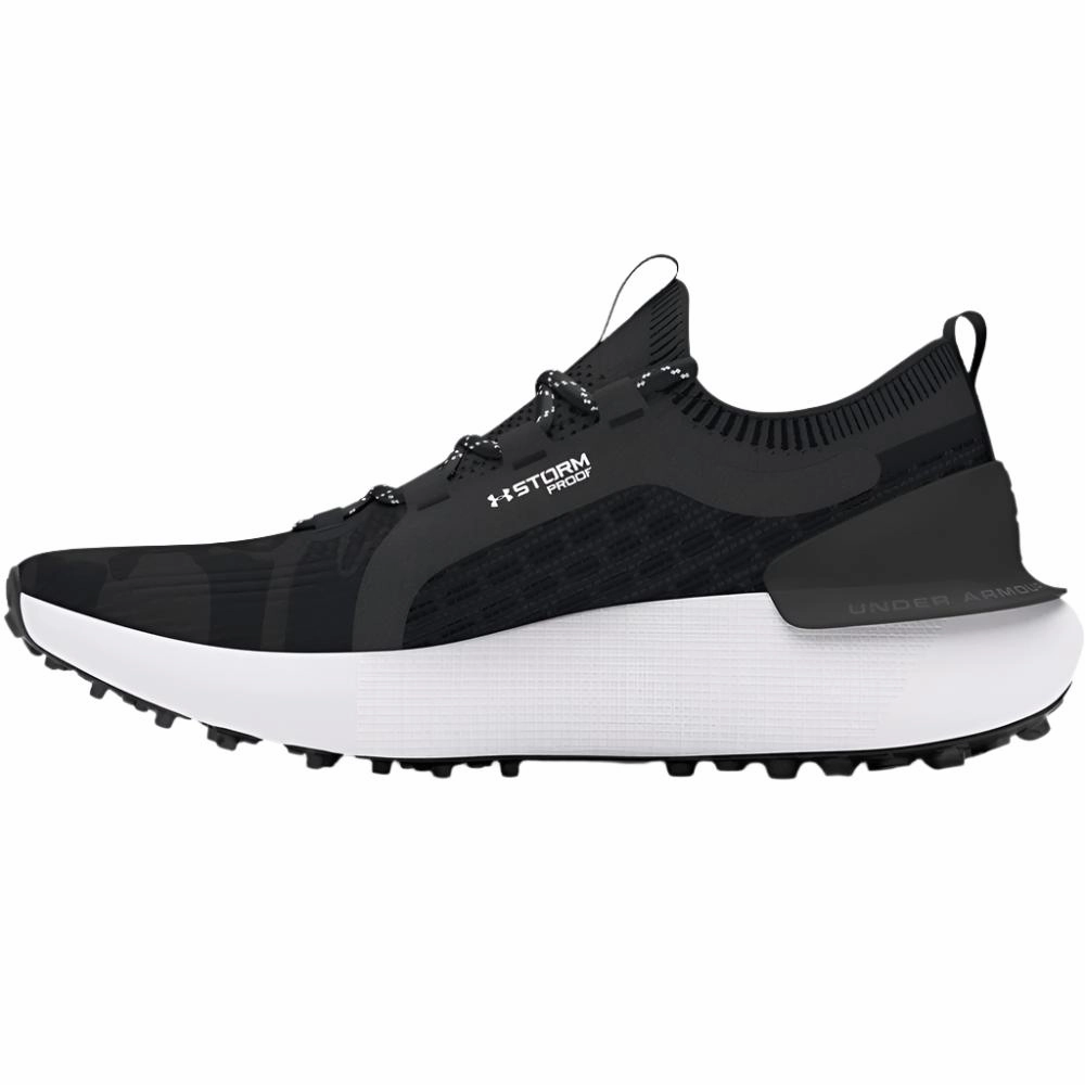 Under Armour Phantom Golf Goin' Under Spikeless Waterproof Shoes - Black/White/Black Performance Golf Trainers