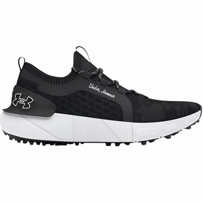 Under Armour Phantom Golf Goin' Under Spikeless Waterproof Shoes - Black/White/Black Under Armour golf footwear styles