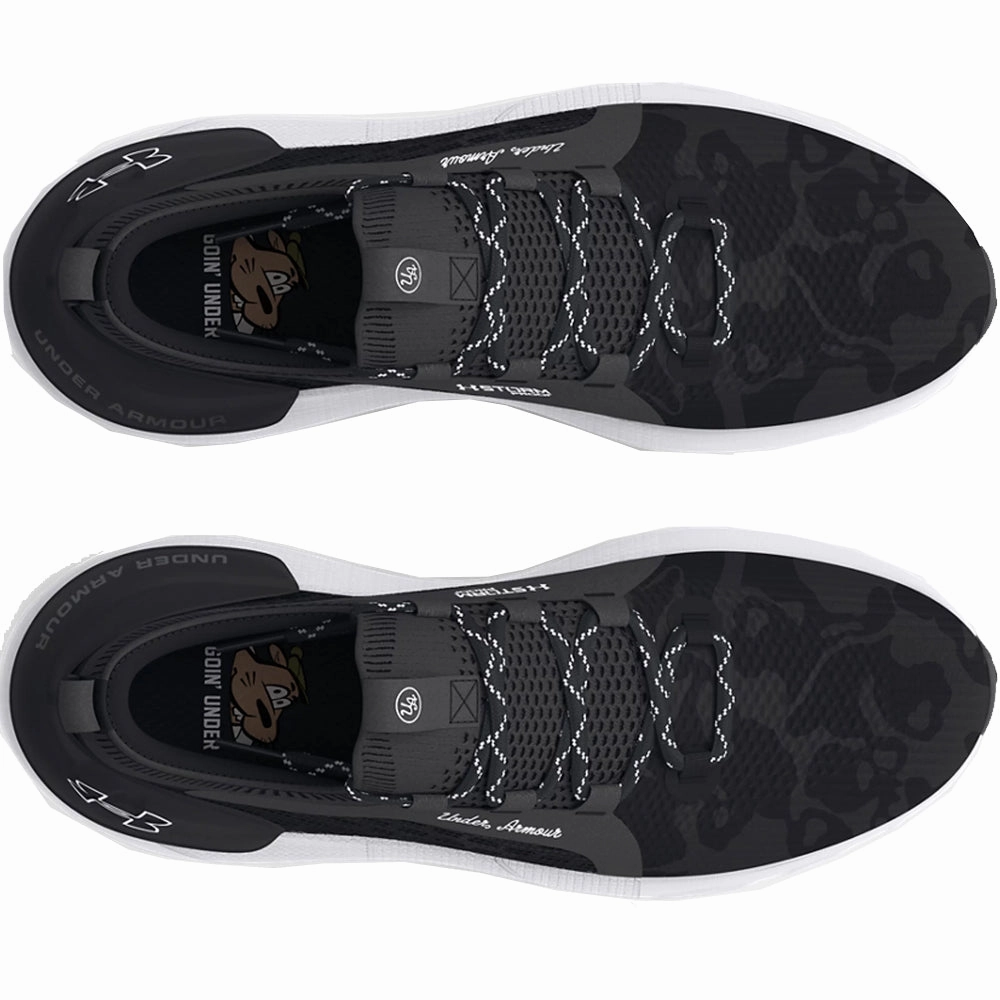 Under Armour Phantom Golf Goin' Under Spikeless Waterproof Shoes - Black/White/Black Performance Golf Trainers