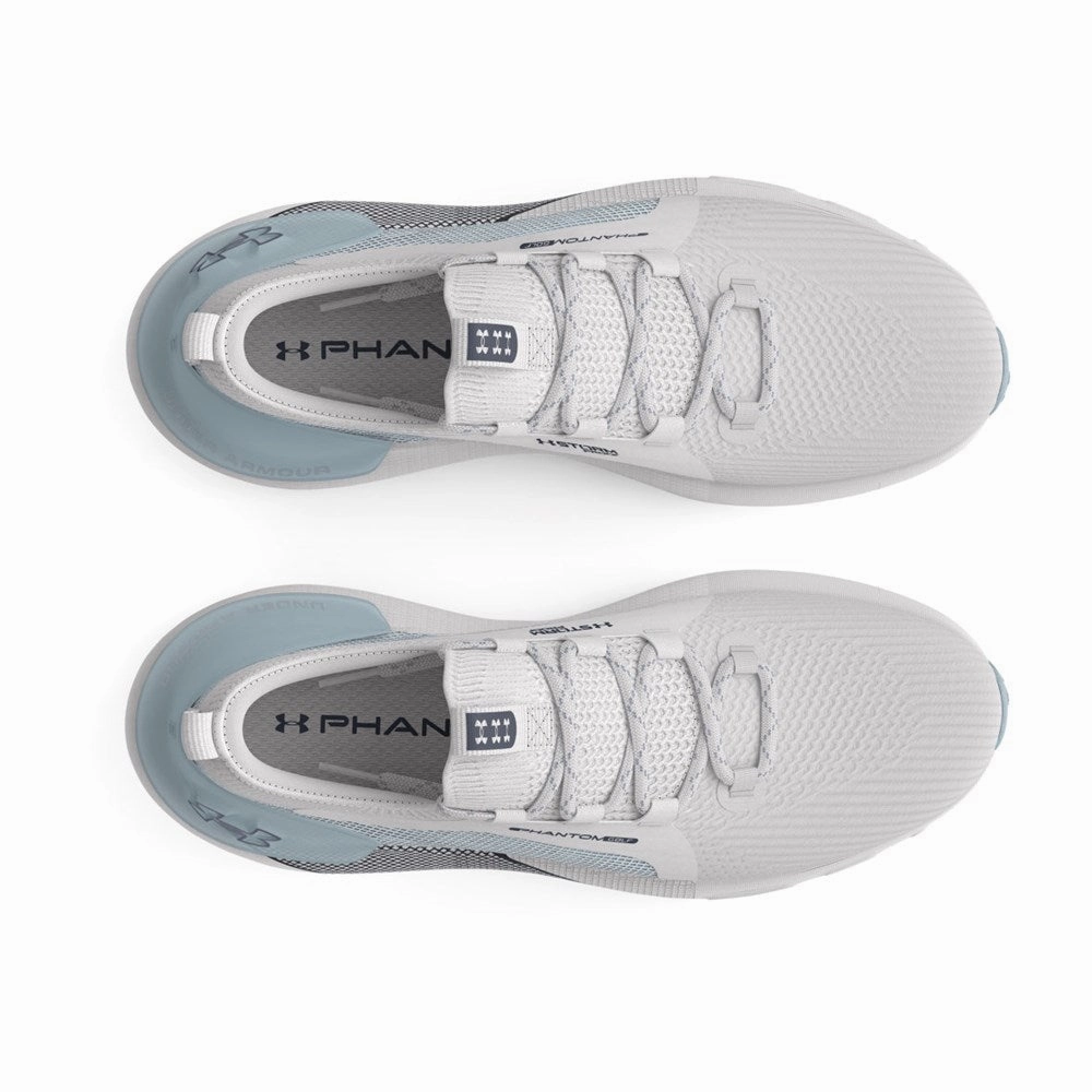 Under Armour Phantom Golf Shoes - Distant Grey/Harbor Blue Pro Grip Golf Cleats