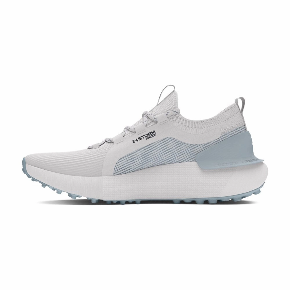 Under Armour Phantom Golf Shoes - Distant Grey/Harbor Blue Pro Grip Golf Cleats
