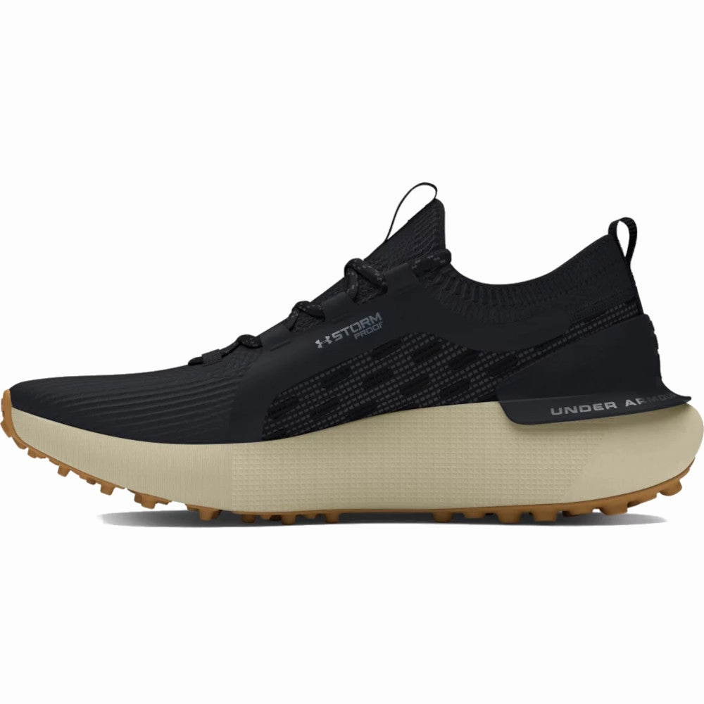 Under Armour Phantom Golf Spikeless Waterproof Shoes - Black/Silt/Black Performance Golf Trainers