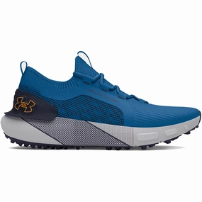 Under Armour Phantom Golf Spikeless Waterproof Shoes - Photon Blue/Midnight Navy/Nova Or Under Armour golf footwear styles