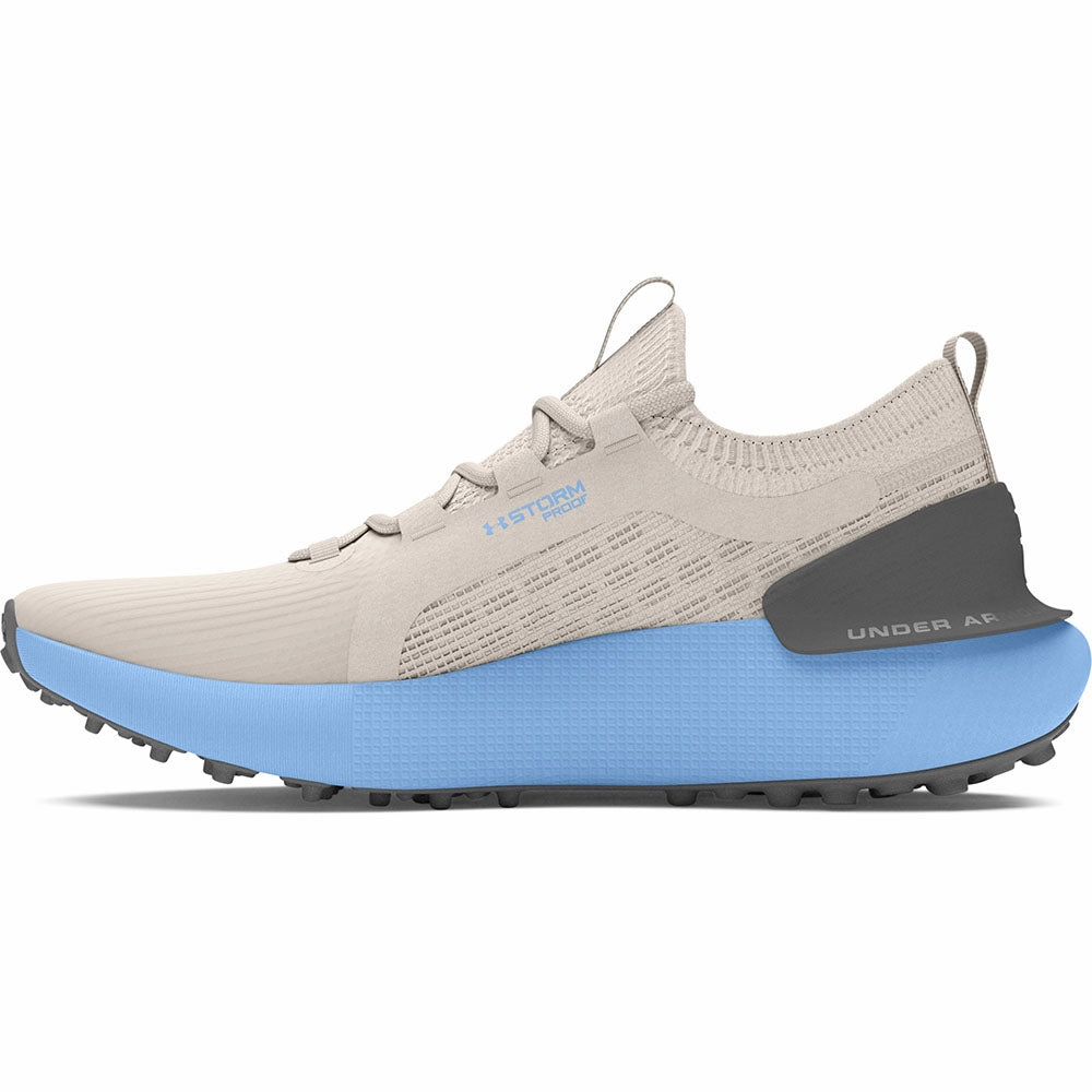 Under Armour Phantom Spikeless Waterproof Shoes - Gray Matter/Horizon Blue Performance Golf Trainers