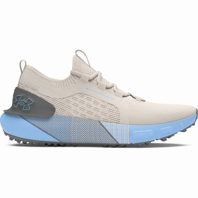 Under Armour Phantom Spikeless Waterproof Shoes - Gray Matter/Horizon Blue Under Armour golf footwear styles