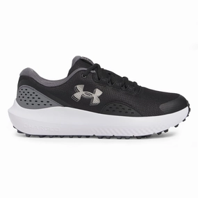 Under Armour Surge Spikeless Golf Shoes - Black/Castlerock Spikeless golf footwear