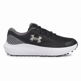 Under Armour Surge Spikeless Golf Shoes - Black/Castlerock Under Armour golf shoe variations