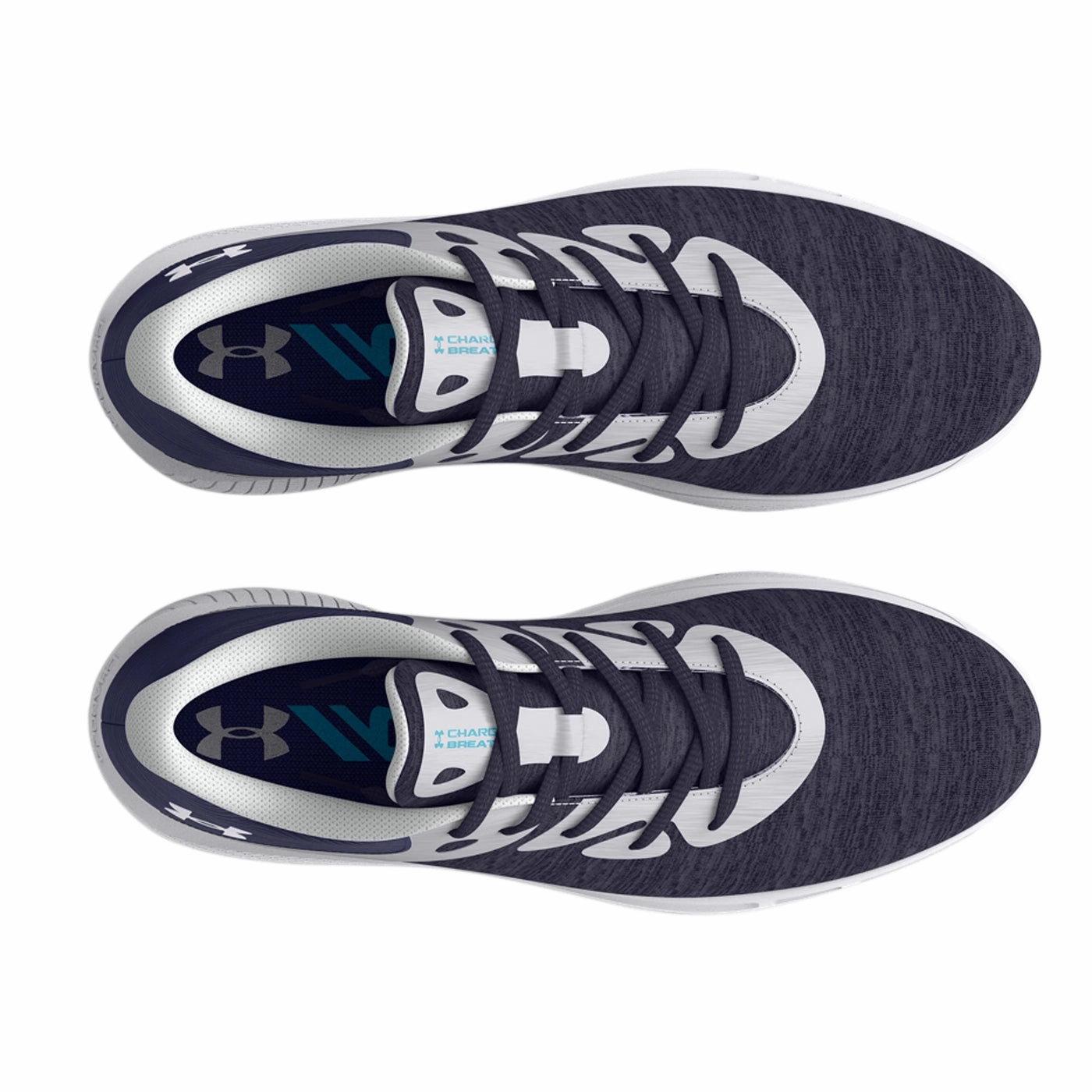 Under Armour Women's Charged Breathe 2 Knit Spikeless Golf Shoes - Midnight Navy/White Pro Grip Golf Cleats