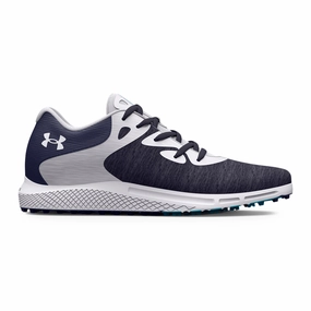 Under Armour Women's Charged Breathe 2 Knit Spikeless Golf Shoes - Midnight Navy/White Under Armour golf shoe variations