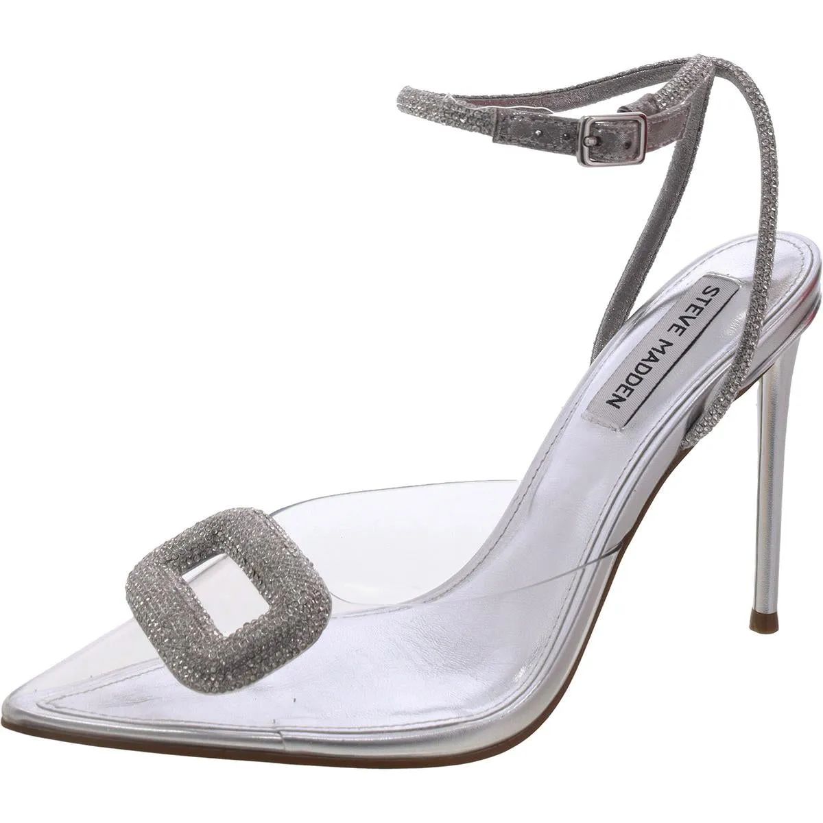 Vienna Womens Suede Stiletto Slingback Heels