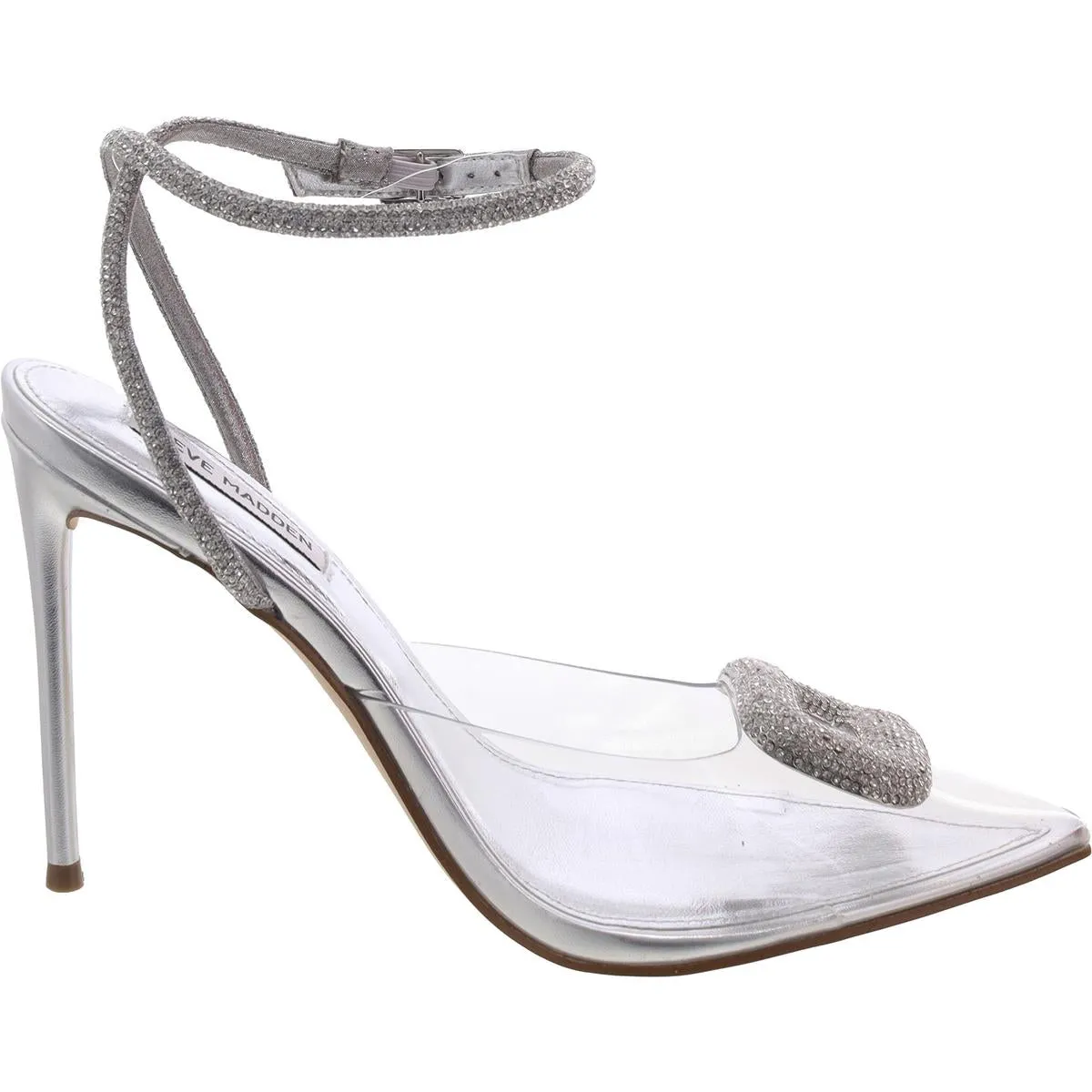 Vienna Womens Suede Stiletto Slingback Heels