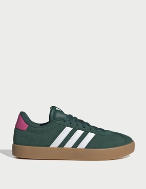 VL Court 3.0 Shoes - Collegiate Green/Cloud White/Pulse Magenta Adidas everyday sneakers with comfort cushioning