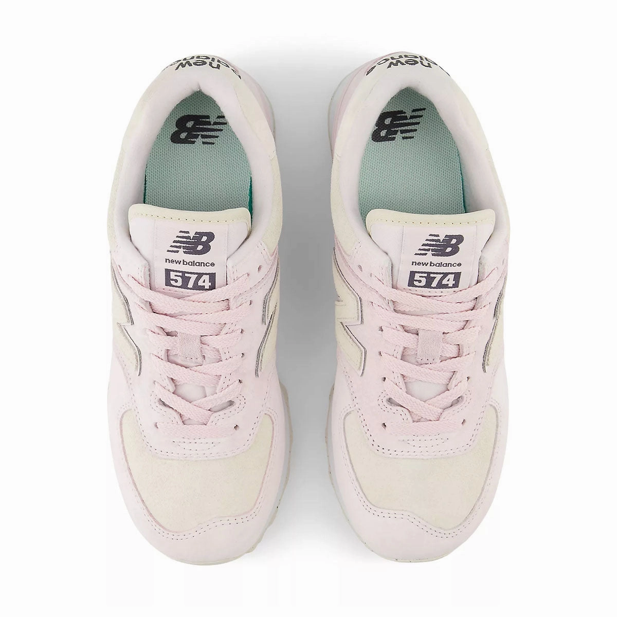 Wmns 574 'Pink Granite' New Balance sneaker close-ups