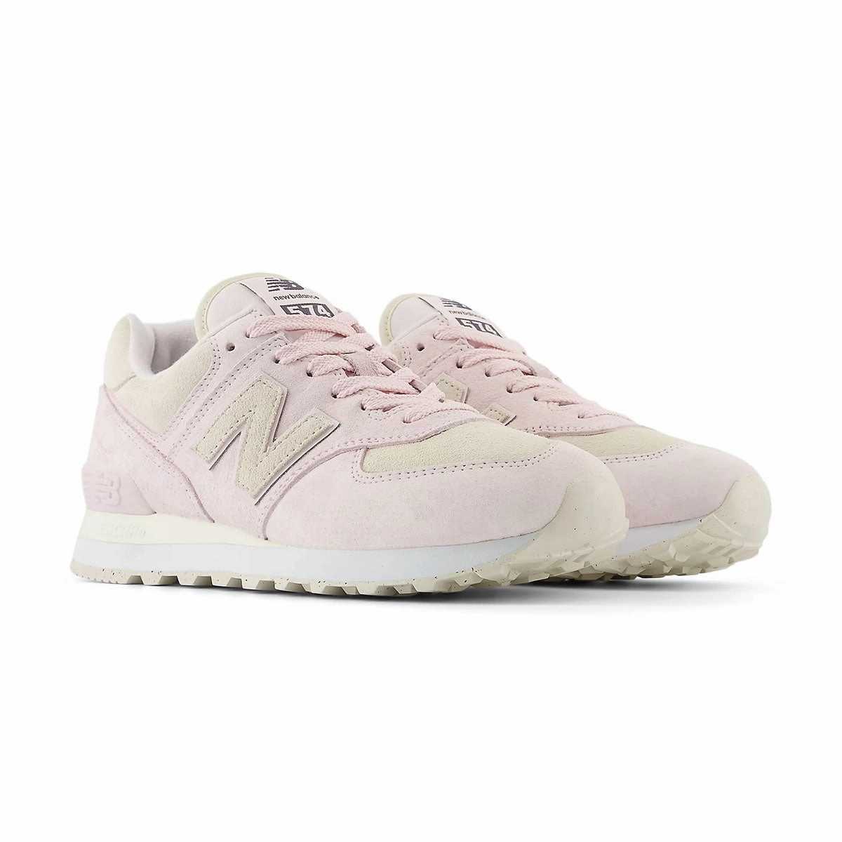 Wmns 574 'Pink Granite' New Balance sneaker close-ups
