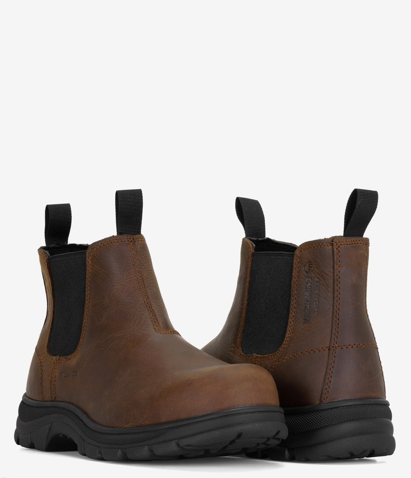 Wolverine Carlsbad Steel Toe Slip-On Work Romeo - Men Mens Workwear Boots