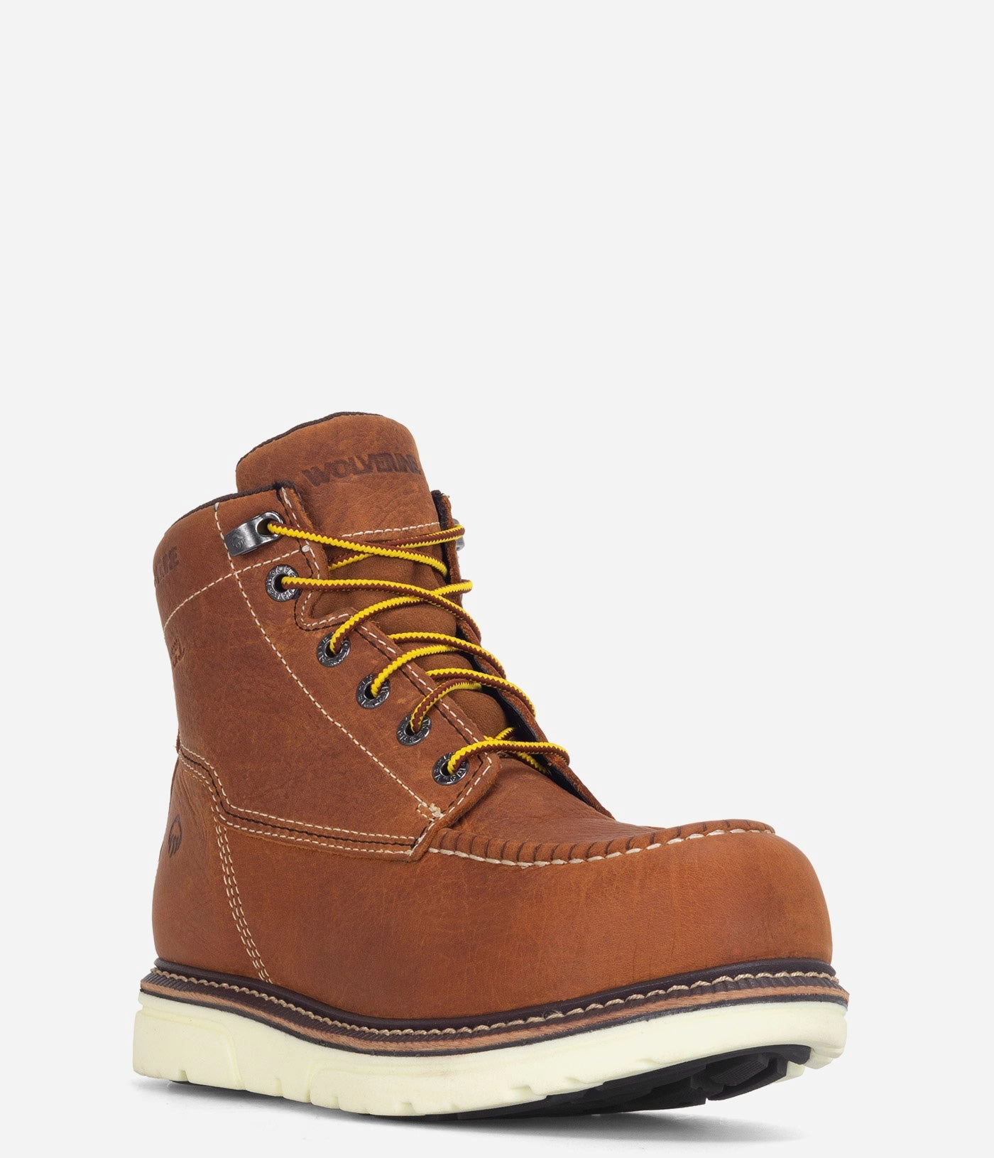 Wolverine I-90 Durashocks Moc-Toe CarbonMax 6" WP Work Boot - Men Mens Workwear Boots