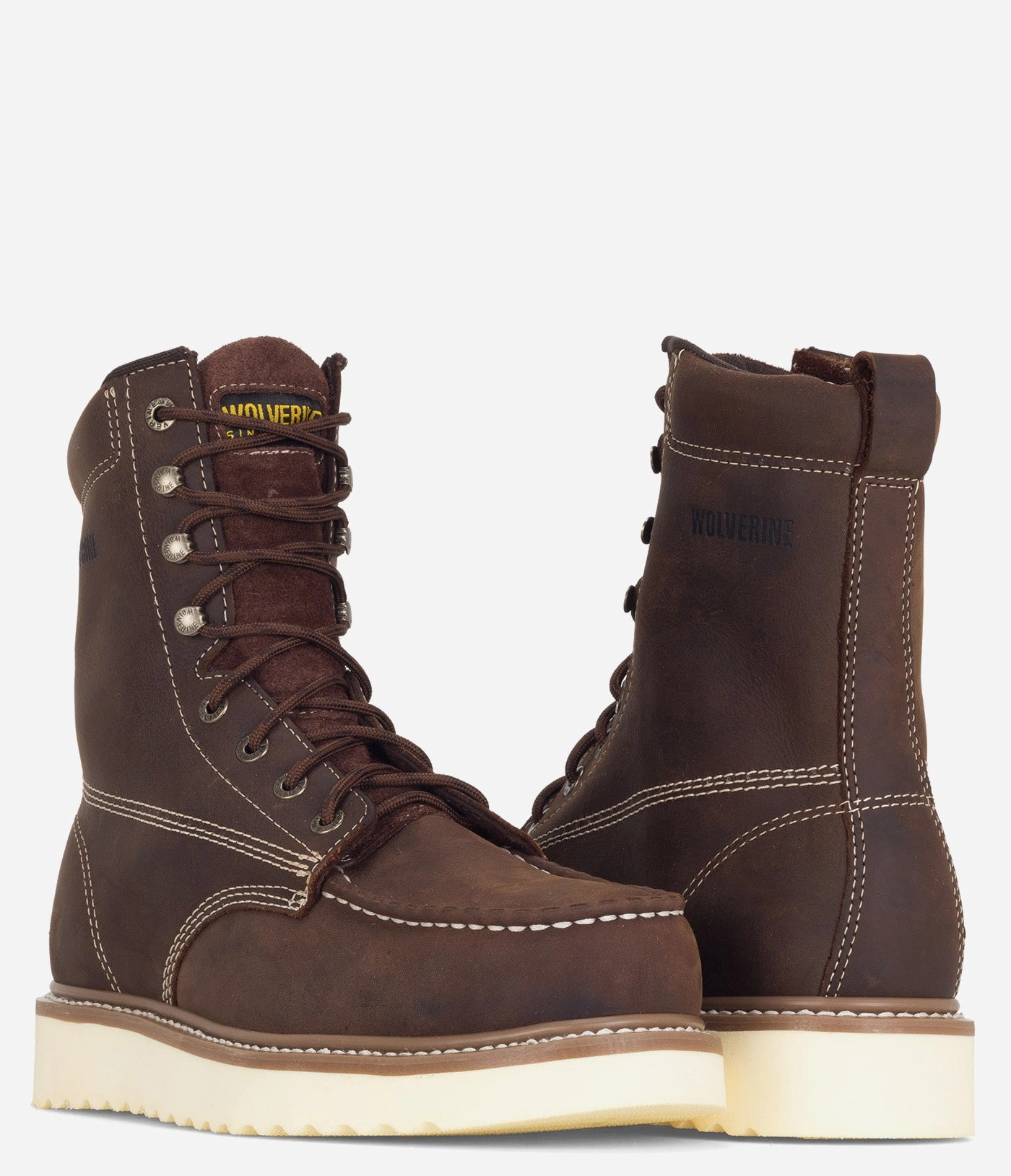 Wolverine Loader 8" Safety Toe Wedge Boot - Men Mens Workwear Boots